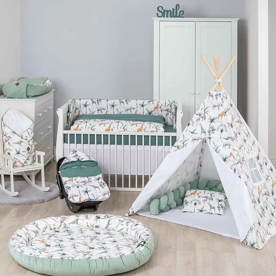 Sevira Kids Lingettes lavables en bambou 8 pièces Safari