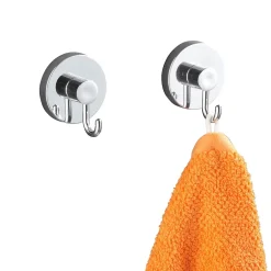 Wenko Lot de 2 crochets brillant Magic-Loc