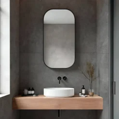 Decoon Lot de 4 Dalles Murales Douche SPC/PVC Décor effet Pierre Gris - 59,2x118,4cm - 2,8M²