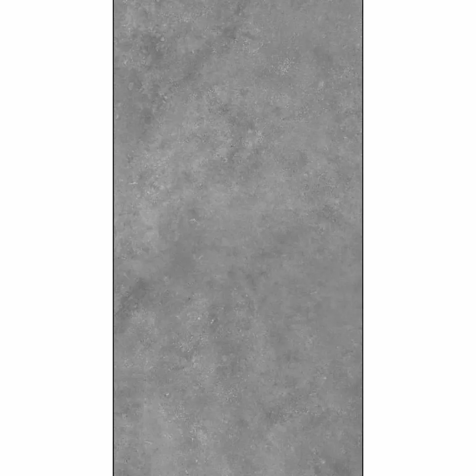 Decoon Lot de 4 Dalles Murales Douche SPC/PVC Décor effet Pierre Gris - 59,2x118,4cm - 2,8M²