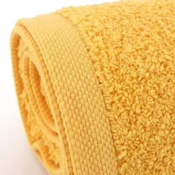 Linnea Lot de 2 draps de bain 90x150 cm ALPHA jaune Or