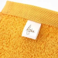 Linnea Lot de 2 draps de bain 90x150 cm ALPHA jaune Or