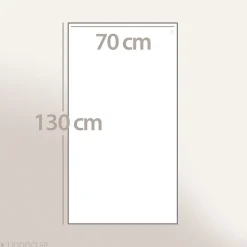 Linnea Lot de 2 draps de douche 70x130 cm ALPHA bleu Turquoise
