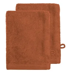 Sensei Maison Lot de 2 gants 500 g/m² Auburn 16x22 cm STUDIO* Gant De Toilette