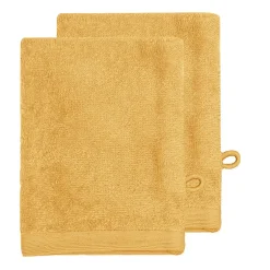 Sensei Maison Lot de 2 gants 500 g/m² Caramel 16x22 cm STUDIO* Gant De Toilette