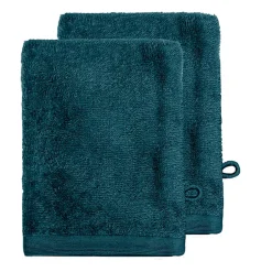 Sensei Maison Lot de 2 gants 500 g/m² Denim 16x22 cm STUDIO* Gant De Toilette