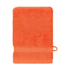 Sensei Maison Lot de 3 gants de toilette 550 g/m² Corail 16x22 cm LUXURY* Gant De Toilette