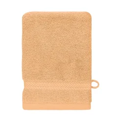Sensei Maison Lot de 3 gants de toilette 550 g/m² Pêche 16x22 cm LUXURY