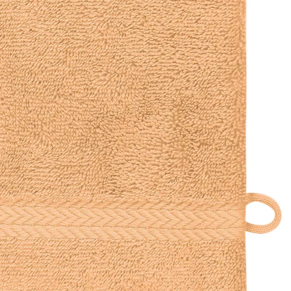 Sensei Maison Lot de 3 gants de toilette 550 g/m² Pêche 16x22 cm LUXURY