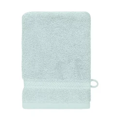 Sensei Maison Lot de 3 gants de toilette 550 g/m² Bleu Arctic 16x22 cm LUXURY* Gant De Toilette