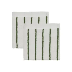 OYOY Living Lot de 2 gants de toilette blanc en coton organique h30x30cm* Serviette De Toilette