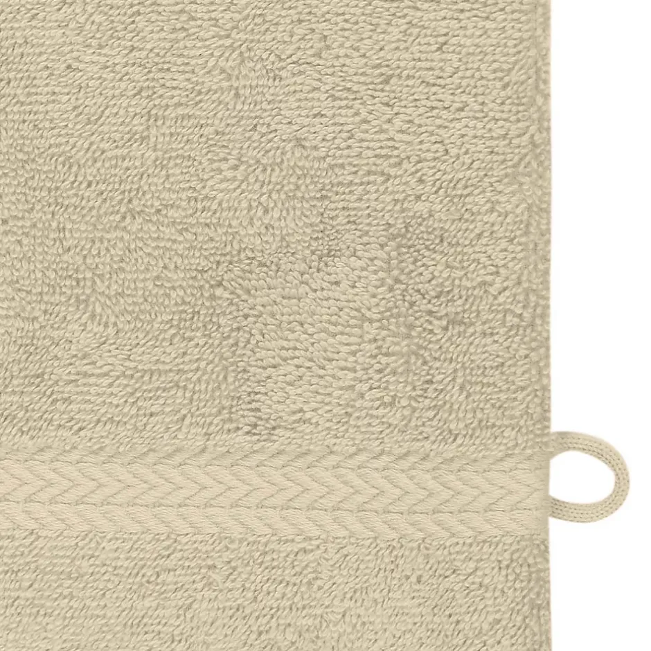 Sensei Maison Lot de 3 gants de toilette 550 g/m² Ficelle 16x22 cm LUXURY