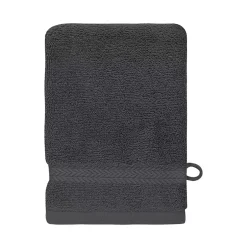 Sensei Maison Lot de 3 gants de toilette 550 g/m² Ardoise 16x22 cm LUXURY