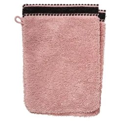 Atmosphera Créateur D'Intérieur Lot de 2 gants de toilette Joia - coton 550 gr/m² - rose 15x21 cm - Atmosphera* Gant De Toilette
