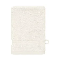 Sensei Maison Lot de 3 gants de toilette 550 g/m² Ecru 16x22 cm LUXURY