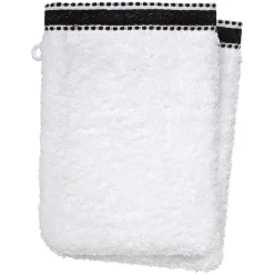 Atmosphera Créateur D'Intérieur Lot de 2 gants de toilette Joia - coton 550 gr/m² - blanc 15x21 cm - Atmosphera* Gant De Toilette