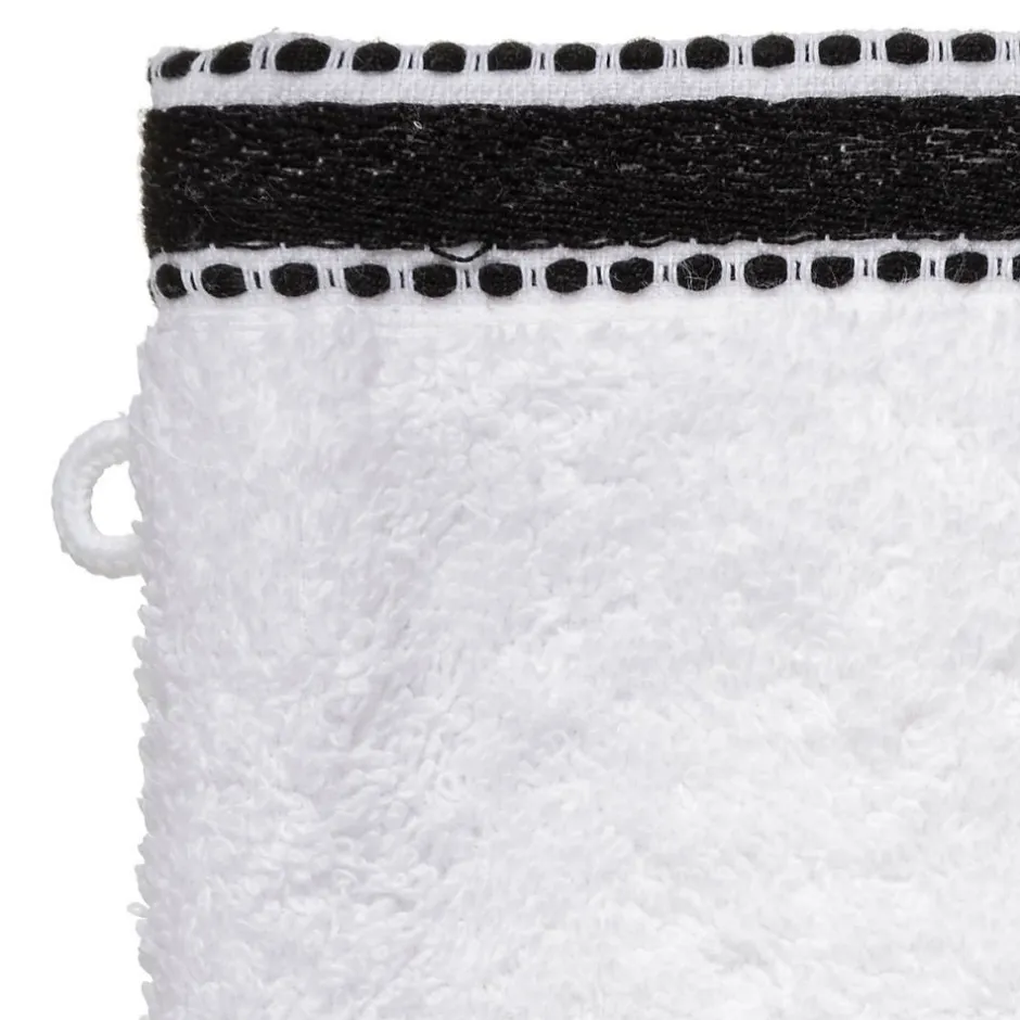 Atmosphera Créateur D'Intérieur Lot de 2 gants de toilette Joia - coton 550 gr/m² - blanc 15x21 cm - Atmosphera* Gant De Toilette