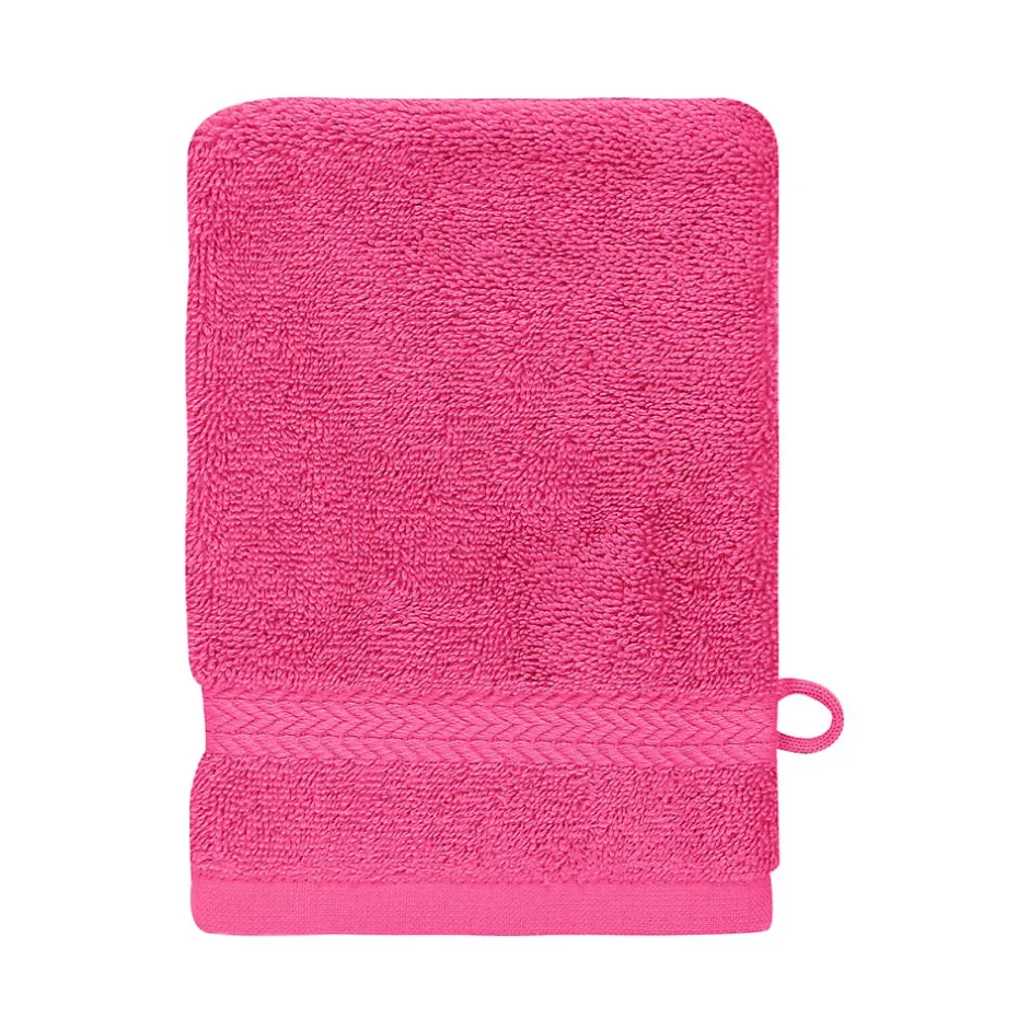 Sensei Maison Lot de 3 gants de toilette 550 g/m² Rose Indien 16x22 cm LUXURY
