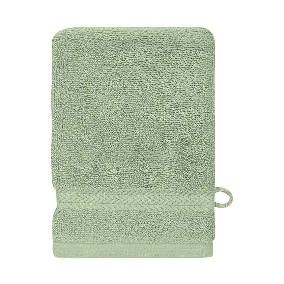 Sensei Maison Lot de 3 gants de toilette 550 g/m² Sauge 16x22 cm LUXURY