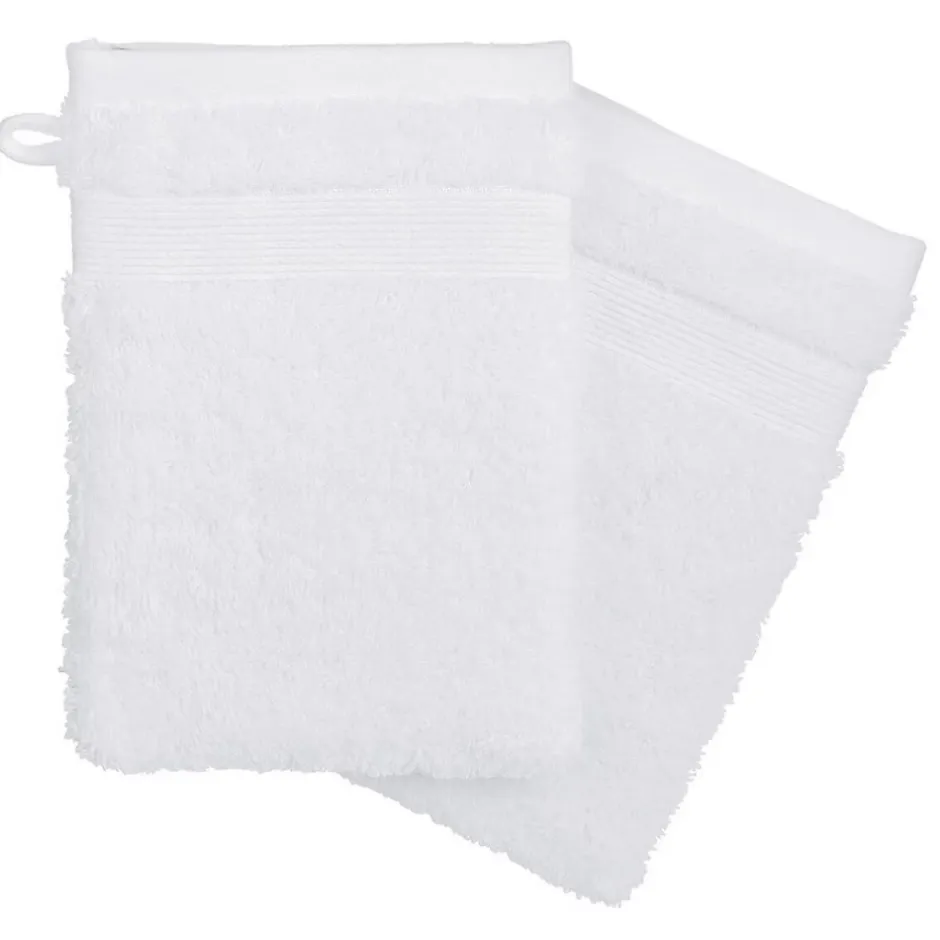 Eden Lot de 2 gants de toilette Couleur moderne