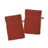 Eden Lot de 2 gants de toilette Laguna
