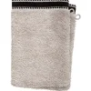 Atmosphera Créateur D'Intérieur Lot de 2 gants de toilette Joia - coton 550 gr/m² - lin 15x21 cm - Atmosphera