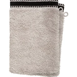 Atmosphera Créateur D'Intérieur Lot de 2 gants de toilette Joia - coton 550 gr/m² - lin 15x21 cm - Atmosphera
