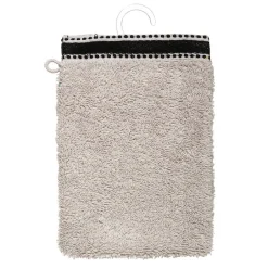 Atmosphera Créateur D'Intérieur Lot de 2 gants de toilette Joia - coton 550 gr/m² - lin 15x21 cm - Atmosphera