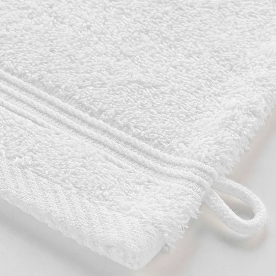 Eden Lot de 2 gants de toilette 15 x 21 cm Tendresse blanc