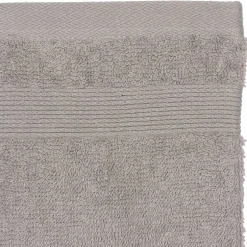 Atmosphera Créateur D'Intérieur Lot de 2 gants de toilette - coton 450 gr/m² - gris taupe 15x21 cm - Atmosphera* Gant De Toilette