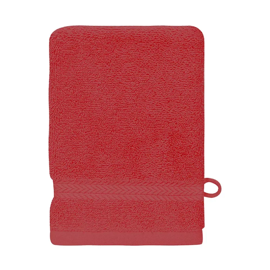 Sensei Maison Lot de 3 gants de toilette 550 g/m² Rubis 16x22 cm LUXURY* Gant De Toilette