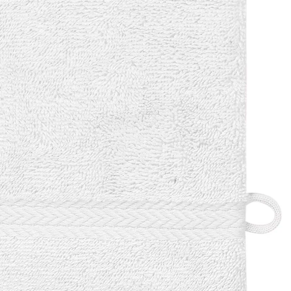 Sensei Maison Lot de 3 gants de toilette 550 g/m² Blanc 16x22 cm LUXURY