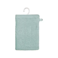 Atmosphera Créateur D'Intérieur Lot de 2 gants de toilette - coton 450 gr/m² - bleu givre 15x21 cm - Atmosphera* Gant De Toilette