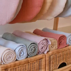 Sevira Kids Lot de 3 maxi langes melody écru et camel* Serviette De Toilette