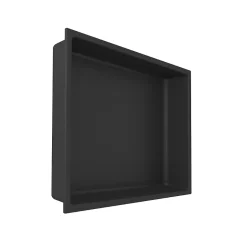 Italbox Lot de 2 Niches de Douche Noir Satiné - 30x30 cm et 30x60 cm - Rangement Mural Salle de Bain - NOOK* Niche De Salle De Bains