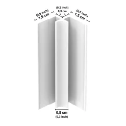 99Deco Lot de 2 panneaux de douche en PVC (90x220 & 120x220 cm) + profilés blanc - Gémolodie - Beige et gris* Panneau Mural De Salle De Bains