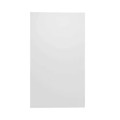 AICA Sanitaire Lot de 2 panneaux muraux de douche Blanc en aluminium avec 1 profilés, L40xL80xH210 cm ,protection murale, antimoisissure* Panneau Mural De Salle De Bains