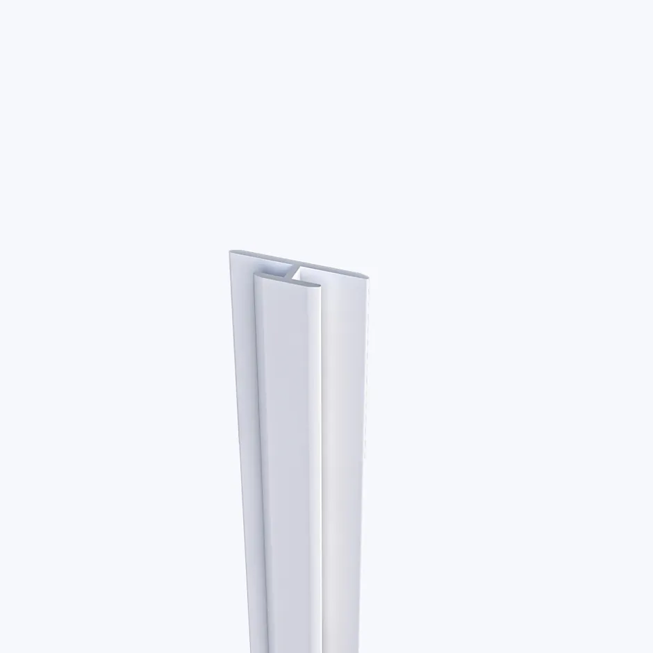AICA Sanitaire Lot de 2 panneaux muraux de douche effet blanc marbre mural aluminium avec 1 profile - L.80 x L.100 x H.210 cm -facile à nettoyer* Panneau Mural De Salle De Bains