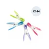 MSV Lot de 144 pinces à linge bimatière