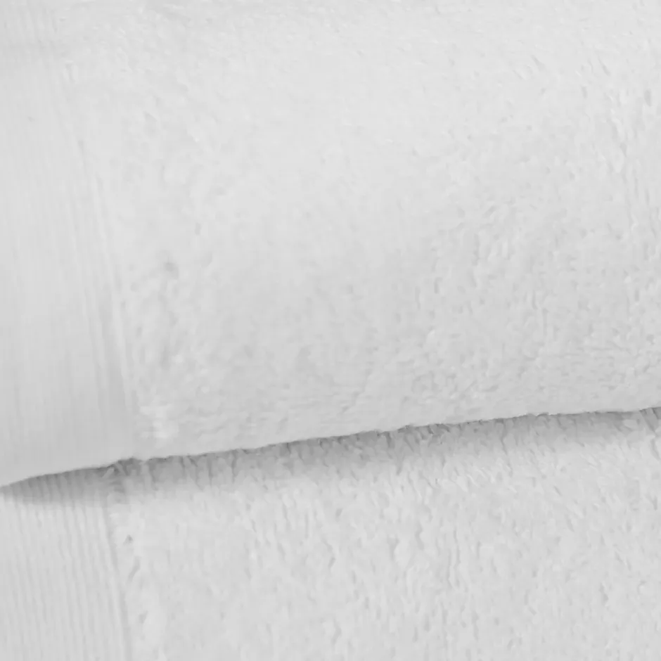 Sensei Maison Lot de 2 serviettes de toilette 500 g/m² Blanc 50x90 cm STUDIO* Serviette De Toilette