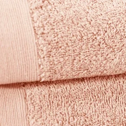 Sensei Maison Lot de 2 serviettes de toilette 500 g/m² Poudre 50x90 cm STUDIO