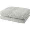 Todays Tools Lot de 2 serviettes de toilette TODAY 50x90 cm 100% Coton - Craie* Serviette De Toilette