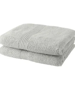 Todays Tools Lot de 2 serviettes de toilette TODAY 50x90 cm 100% Coton - Craie* Serviette De Toilette