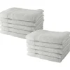 Todays Tools Lot de 10 serviettes de Toilette TODAY 50x90 cm 100% Coton - Craie