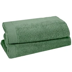 Sensei Maison Lot de 2 serviettes de toilette 500 g/m² Lichen 50x90 cm STUDIO* Serviette De Toilette