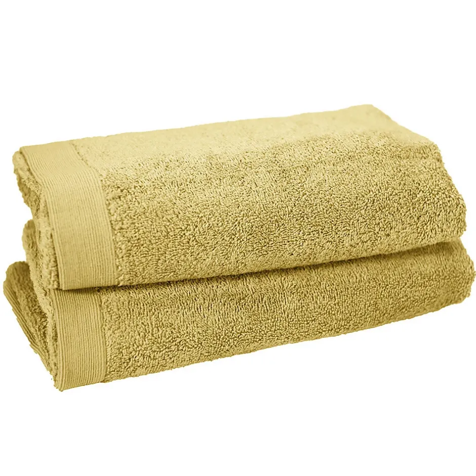 Sensei Maison Lot de 2 serviettes de toilette 500 g/m² Miel 50x90 cm STUDIO* Serviette De Toilette