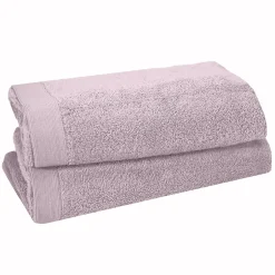 Sensei Maison Lot de 2 serviettes de toilette 500 g/m² Lavandin 50x90 cm STUDIO
