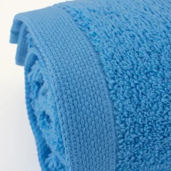 Linnea Lot de 12 serviettes invité 30x30 cm ALPHA bleu Turquoise
