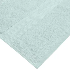 Sensei Maison Lot de 3 serviettes invité 550 g/m² Bleu Arctic 30x50 cm LUXURY* Serviette De Toilette