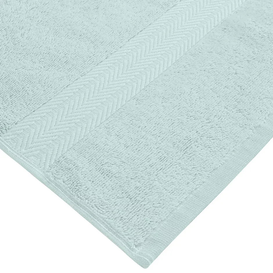 Sensei Maison Lot de 3 serviettes invité 550 g/m² Bleu Arctic 30x50 cm LUXURY* Serviette De Toilette